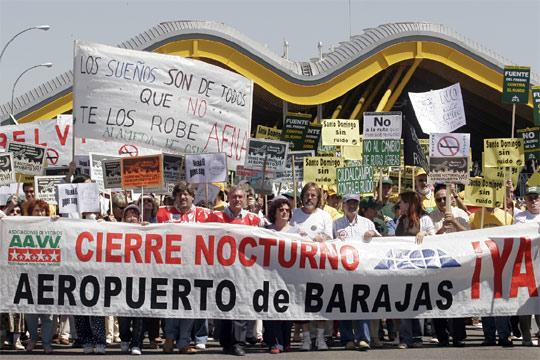 Manifestaci&oacute; Barajas (3 de juny de 2006)